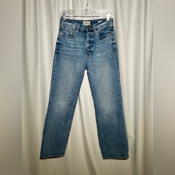 Frame Le Pixie Jane Ankle Straight Leg Jeans | 27 - Picture 3 of 9